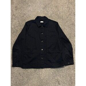 Asket, The Overshirt, Men’s Size Small Short Blue 100% Organic Cotton
